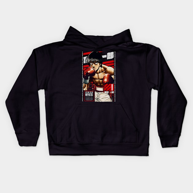 ICHIRO MIYATA | HAJIME NO IPPO | ANIME STARS | Kids Hoodie by Black Kitsune Argentina